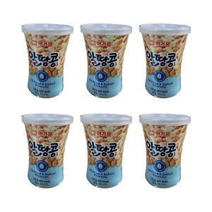 머거본 믹스넛 견과류 알땅콩 혼합견과 술안주 간식 땅콩, 135g, 6개