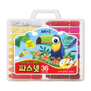 [아모스] 파스넷 36색 크레용