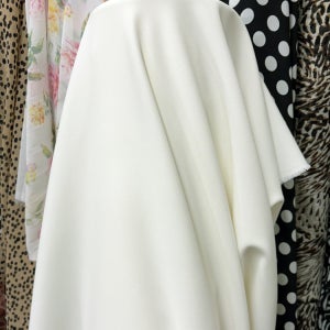 원단 255 아이보리 폴리에스터 스판 원단 고정폭 140cm