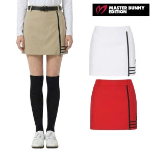 마스터바니 여성 골프 스커트 봄 H라인 사이드 지퍼 퍼포먼스 치마 F1PC216