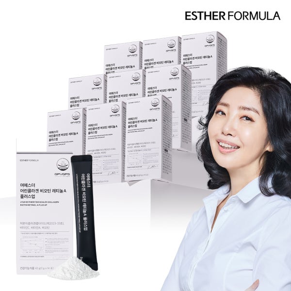 여에스더 어린콜라겐 비오틴 레티놀A 플러스업 저분자콜라겐펩타이드