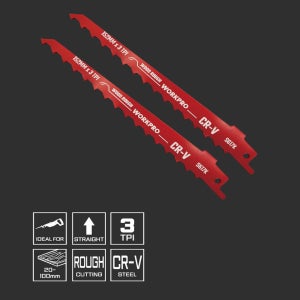 컷쏘날 워크프로 컷소날 목재용 우드용 2개입 CR-V 152mm 3T