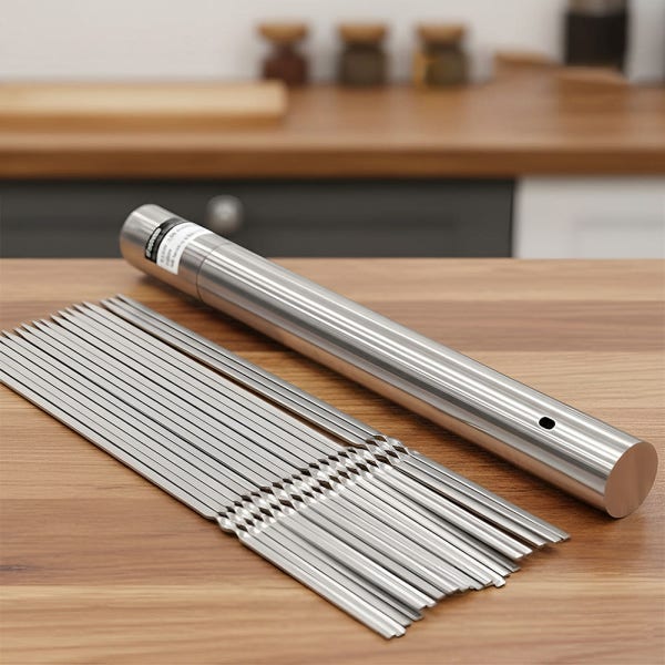 캠핑 바베큐 꼬치 스텐 쇠 꼬챙이 꽂이 꼬지 양꼬치 휴대용 33cm 50p 1set