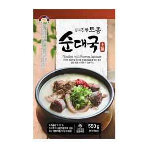 한상가득 순대국 550g 냉동 밀키트 캠핑요리 간편식 가정집밥 술안주 10개