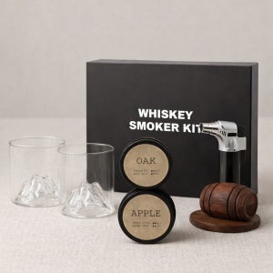 위스키 훈연키트 오크통 스모커 세트 우드칩 2종 패키지