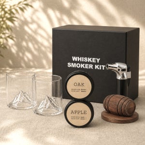 위스키 훈연키트 오크통 스모커 세트 우드칩 2종 패키지