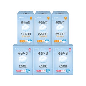 좋은느낌 순면프레쉬 중형 36매 X 3팩+롱 라이너 36매 X 3팩
