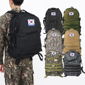 군인가방 기본 전술 백팩 군용 육군 공군 밀리터리 백팩 택티컬 배낭 출타 여행 40L