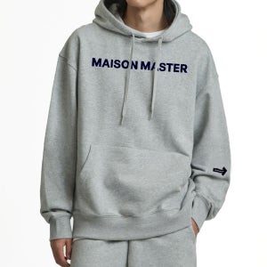 메종마스터 베이직 후드티 남성 (그레이)