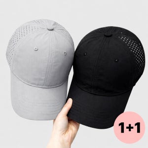 1+1 애프터러닝 러닝모자 경량 방수 런닝캡 마라톤모자 트레일런닝 스포츠 남녀공용