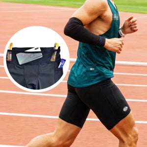 오케이알 러닝 하프타이즈 수납 마라톤바지 레깅스반바지 러닝쇼츠 일체형