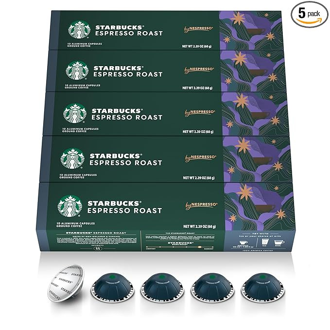 스타벅스 네스프레소 다크로스트 에스프레소 버츄오라인 시스템과 호환 네스프레소호환[50개입]