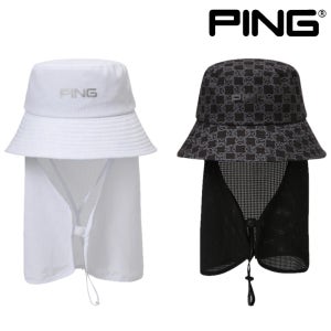 핑 골프웨어 남성 골프 모자 벙거지 햇빛가리개 탈부착 사이즈 조절 버킷햇 F2CP501