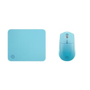 스틸시리즈 Rival 3 WL Gen 2 - Aqua 무선 게이밍 마우스 + QcK Large Aqua 게이밍 마우스패드