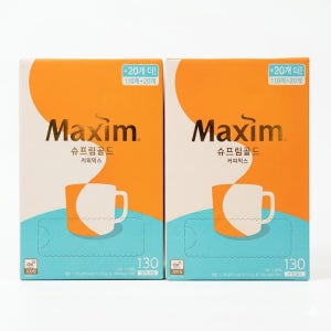 동서식품 맥심 슈프림 골드 13.5g 130T 2개 총260개