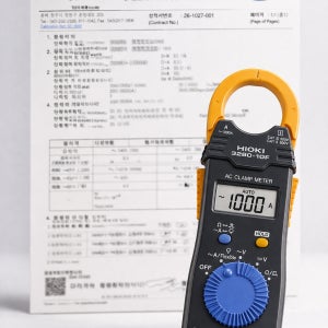 [원클릭교정]히오키 3280-10F 클램프미터 / KOLAS 교정성적서포함 /1000A 측정 /산업용 계측기