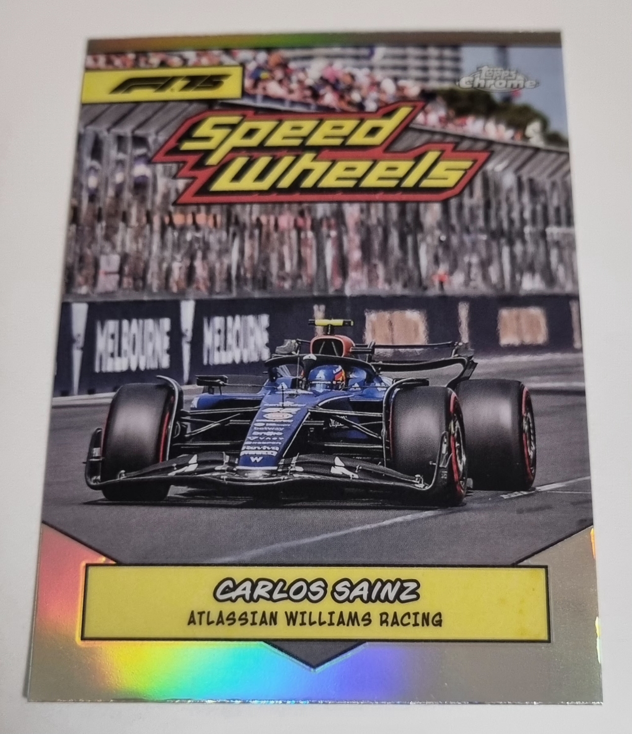 2025 F1 카를로스 사인츠 인서트 카드 TOPPS CHROME 카드 탑스 크롬