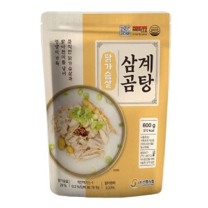 선봉식품 선봉쿡 닭가슴살 삼계곰탕 실온
