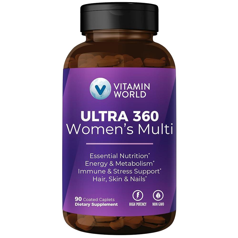비타민 월드 Vitamin World Ultra 360 <b>여성용 멀티</b>비타민 영양제