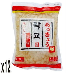 새마원 토호 락교 파우치 3S 장아찌 1kg, 12개
