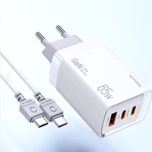 GaN PPS PD 65W 초고속 충전기 멀티 3포트 노트북 태블릿 패드 스마트폰 급속충전