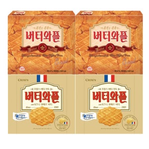 크라운 버터와플 316g+위드 이즈니 생메르 버터 316gx각2개(총4개)