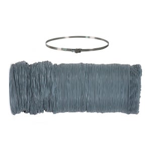 플렉시블 자바라 400파이 10m (WPC-5900P, 7000, 9000)