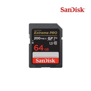 샌디스크 카메라 SD카드 64GB U3 4K V30 익스트림프로 외장 메모리 CLASS10 SDXXU