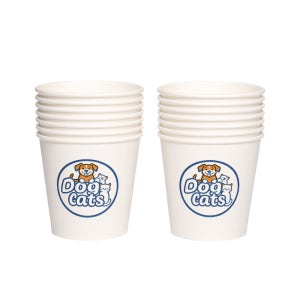 DayGoods 도그캣츠 종이컵 180ml 2000개 한박스