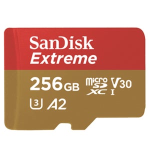 MLC 방식 4K UHD 녹화 U3 샌디스크 마이크로 SD카드 익스트림 블랙박스 닌텐도 액션캠 메모리카드 256GB