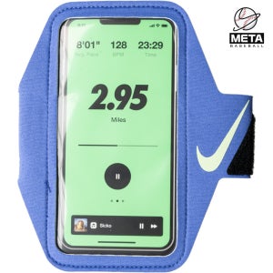 나이키 린 암밴드 플러스 스마트폰 암밴드 블루 AC4398-544