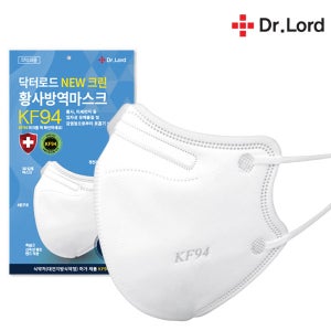 닥터로드 NEW 크린 KF94 마스크 새부리형 대형 화이트 50매