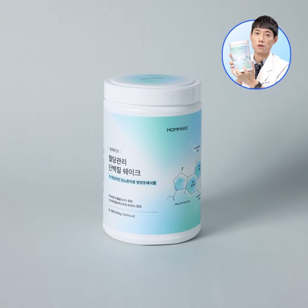 [슈퍼적립] 맘메이크 당뇨식 혈당관리 단백질 쉐이크 곡물맛 대용량 500g