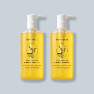 [1+1] 노일리 사춘기 유자식초 산뜻 샴푸 500ml 정수리냄새 두피냄새 저자극 미산성