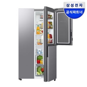 삼성 냉장고 RS84DG5602M9 양문형 푸드쇼케이스 메탈쿨링 오토오픈 846L 젠틀실버