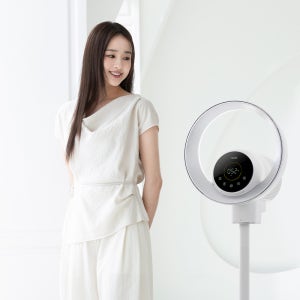 [손연재Pick] 보아르 퓨어링 공기청정 날개없는 선풍기 신생아 무엽 무풍 거실 타워형 팬