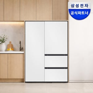삼성전자 비스포크 냉장고 1도어+3도어 키친핏 김냉세트 RR40C7905AP+RQ33DB74C1AP 700리터 1등급