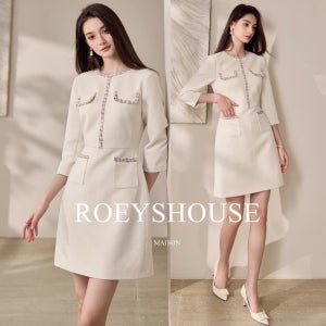 ROEYS HOUSE 프렌치 A라인 리셉션 드레스