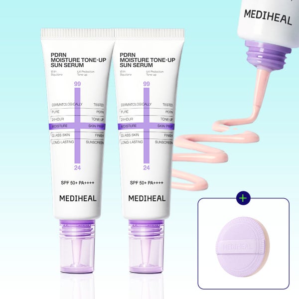 [슈퍼적립] [미니퍼프 단독증정] 메디힐 피디알엔 톤업 선세럼 (SPF 50+)