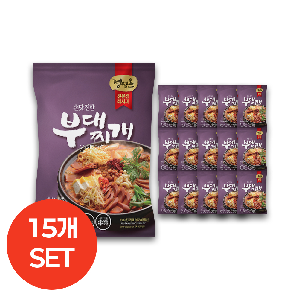 Jeongscon Budae Jjigae (Army Stew) 600g, 15 units