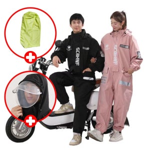 듀라맥스 일체형 레인코드 고탄력 투명챙 방수복 우의