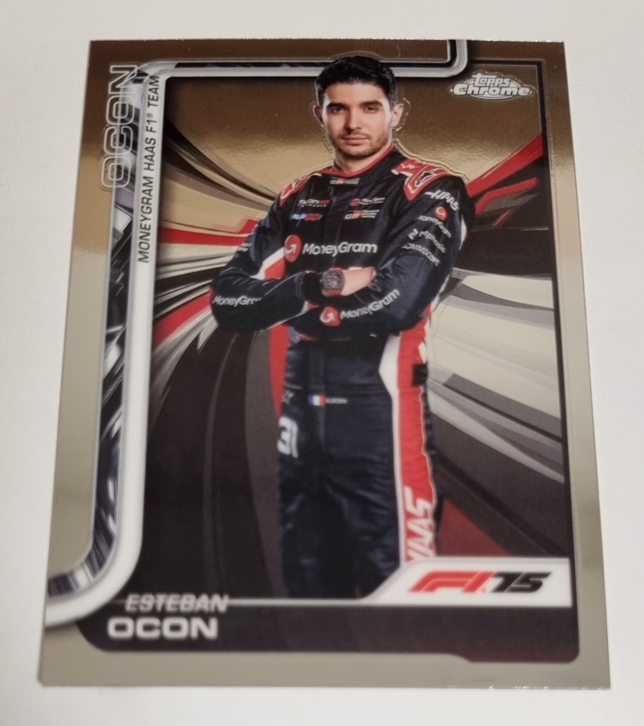 2025 F1 에스테반 오콘 카드 TOPPS CHROME 카드 탑스 크롬