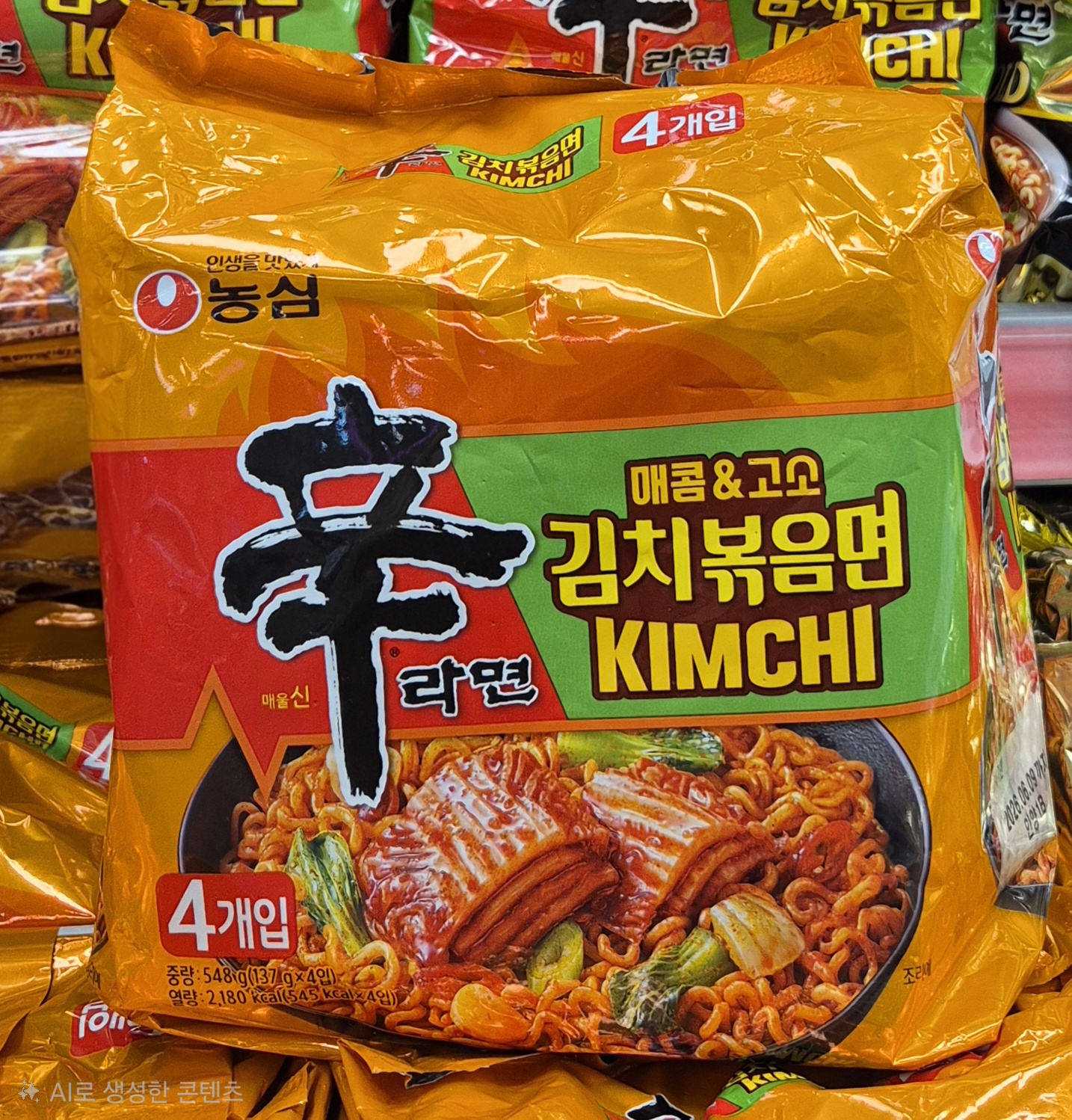 신라면 김치볶음면