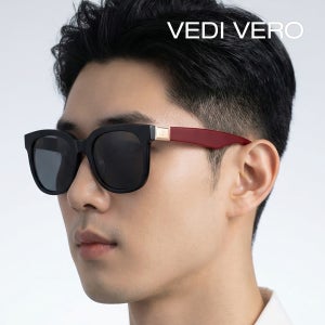 베디베로 VJ074 BLK D 공식수입 스퀘어 오버사이즈 뿔테 남성 여성 명품 선글라스