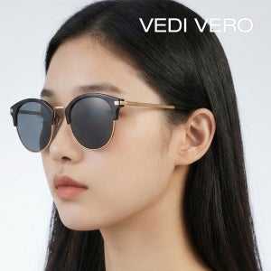 베디베로 VE607 BKC 공식수입 라운드 하금테 콤비 미러 남성 여성 명품 선글라스