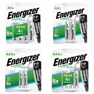 에너자이저 AA 충전건전지 2알 고용량 엑박패드 디지털카메라 무선마우스 재사용 배터리