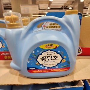 엘지 샤프란 꽃담초 고농축 섬유유연제 5.7L 연꽃향 코스트코