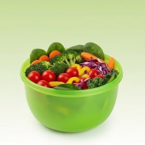 락스타 미라클락 진공 밀폐용기 신선야채 /셀러드(1.7L) 1.7L, 그린, 3개