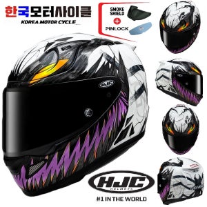 HJC 홍진헬멧 알파12 안티 베놈 2 마블 풀페이스 바이크 오토바이헬멧