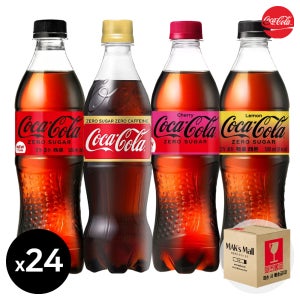 코카콜라 제로 500ml 디카페인 레몬 체리 각6개씩 총24입 제로칼로리 탄산 음료수